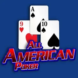 Official Table Games logo: All American Poker by RTG (Reel Time Gaming) at Lucky Pays Casino