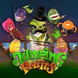 Jumping Fruits logo by Wazdan at Lucky Pays Casino