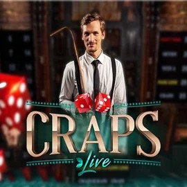 Live Craps logo – Live Casino by Evolution at Lucky Pays Casino