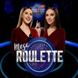 Mega Roulette logo by Pragmatic Play at Lucky Pays Casino